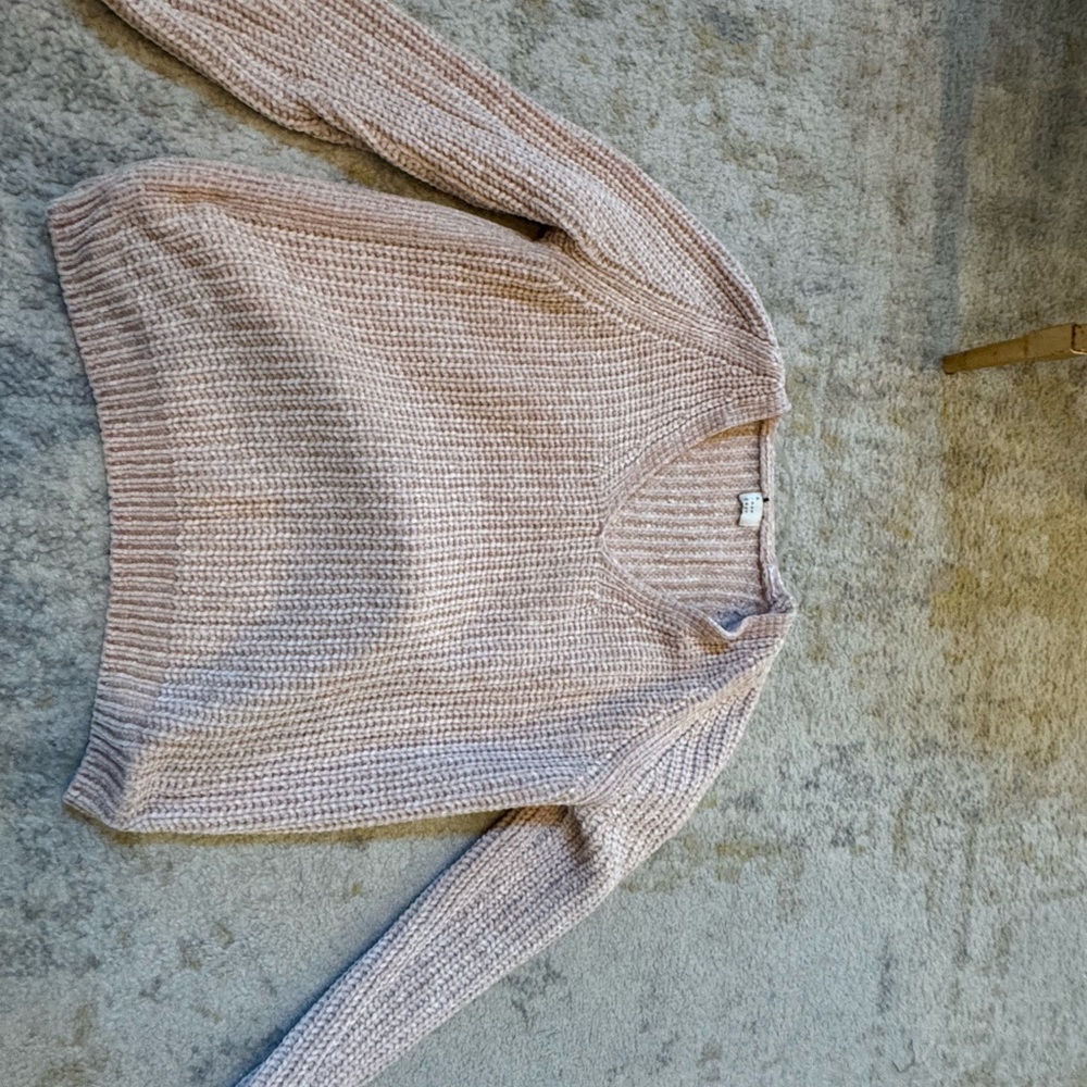 Target Women's V-Neck Sweater - Light Brown